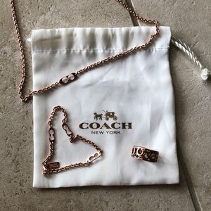 COACH Rose Gold 3 Piece Jewelry Set